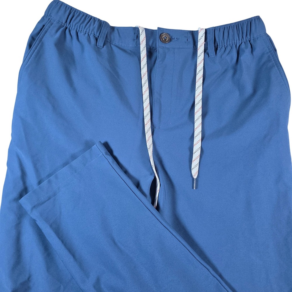 Chubbies Everywear Pants Mens 34 Blue Performance Stretch Elastic Waist 5537